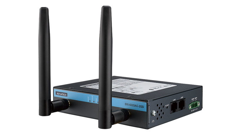 EKI-6333AC-2GD-A Gateway inalámbrico industrial, WiFi y Punto de Acceso