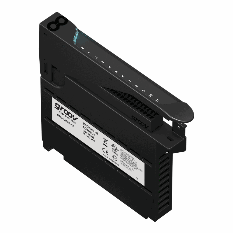 GRV-IACIS-12 AC digital input, 12 channels, 85-140 VAC, channel-to-cha