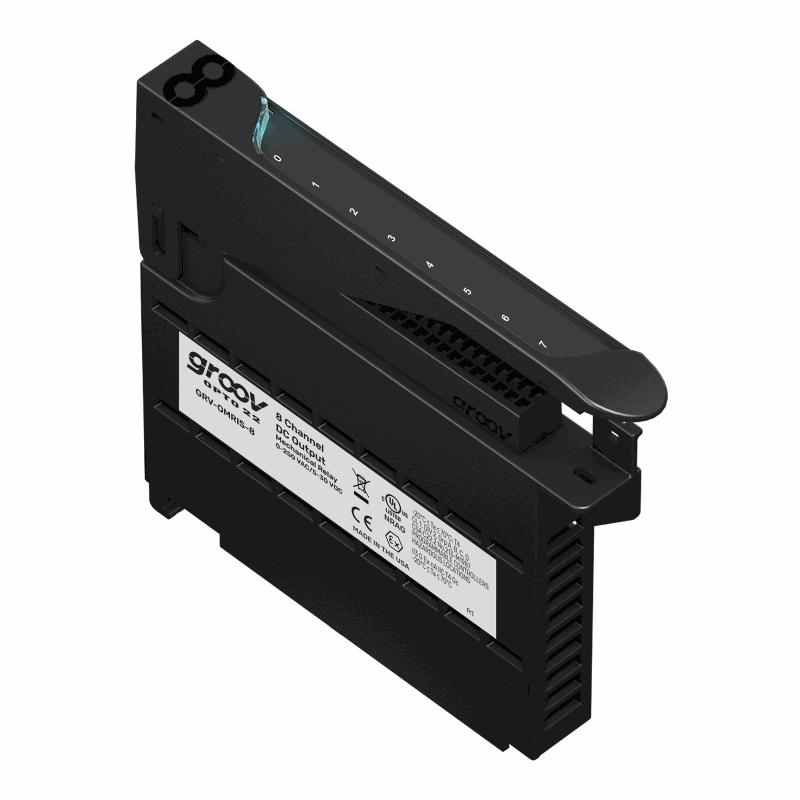 GRV-OMRIS-8 AC/DC output, 8 channels, electromechanical relay, 0-250