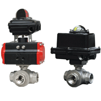 Series WE31 Válvula Esférica De Acero Inoxidable NPT De 3 Vías