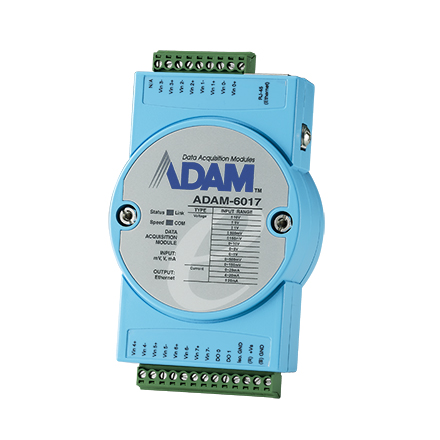 ADAM-6017-D 8AI/2DO Ethernet/Modbus/SNMP/MQTT