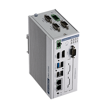UNO-1372G-J Intel® Celeron® J1900 PC de control de riel DIN de tamaño pequeño, 4G DDR3L, 2 GbE, iso. 4 COM, 4 DI, 4 DO, 4 USB, HDMI, DP, TPM2.0