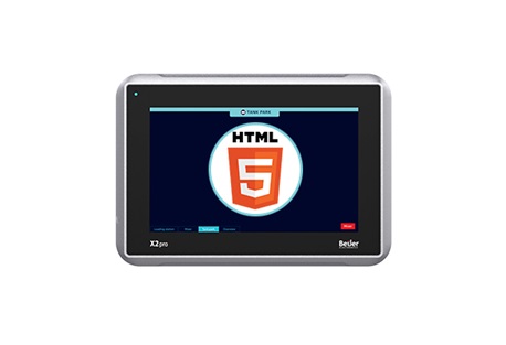 X2 pro 7 web HMI de cliente web de 7''