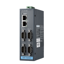 EKI-1224CI Puerta de enlace industrial Modbus RS-422/485 de 4 puertos: aislamiento, temperatura amplia