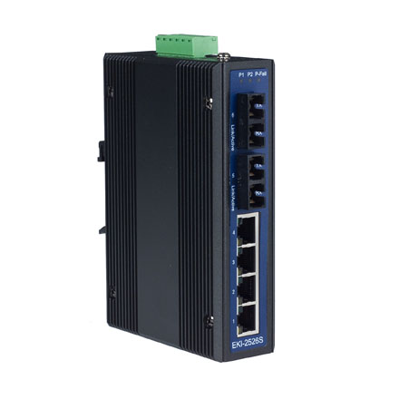 EKI-2526S Conmutador Ethernet no administrado monomodo 4FE+2FE SC