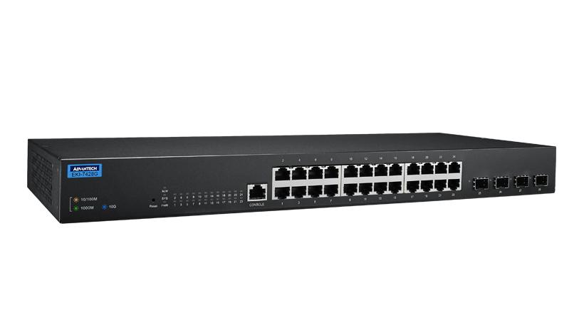EKI-7428G-4X-AE Conmutador administrado 24GE+4 10G SFP L2