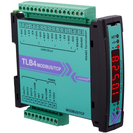 Transmisor De Peso Digital (RS485 - Modbus/TCP)