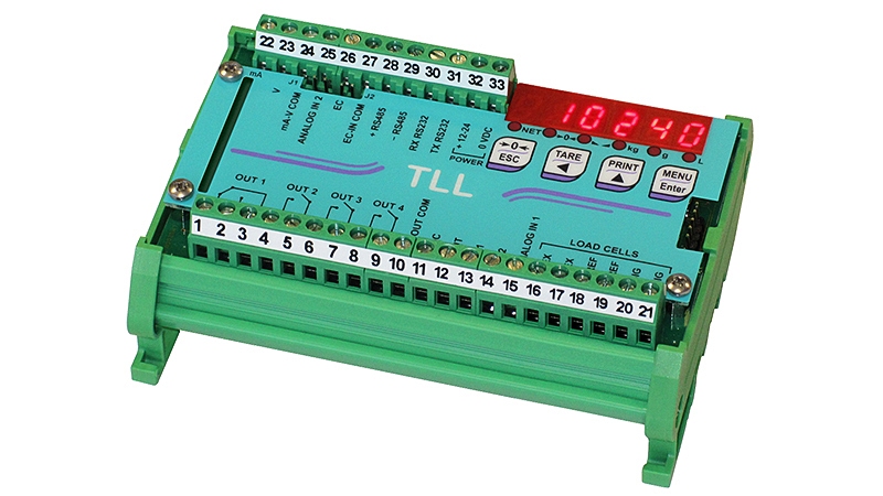 [NVT020095] Transmisor De Peso Digital ( RS232 - RS485 )