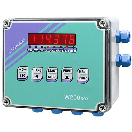 Indicador De Peso W200BOX En Caja IP67 (Para Pesaje Y Dosificación)