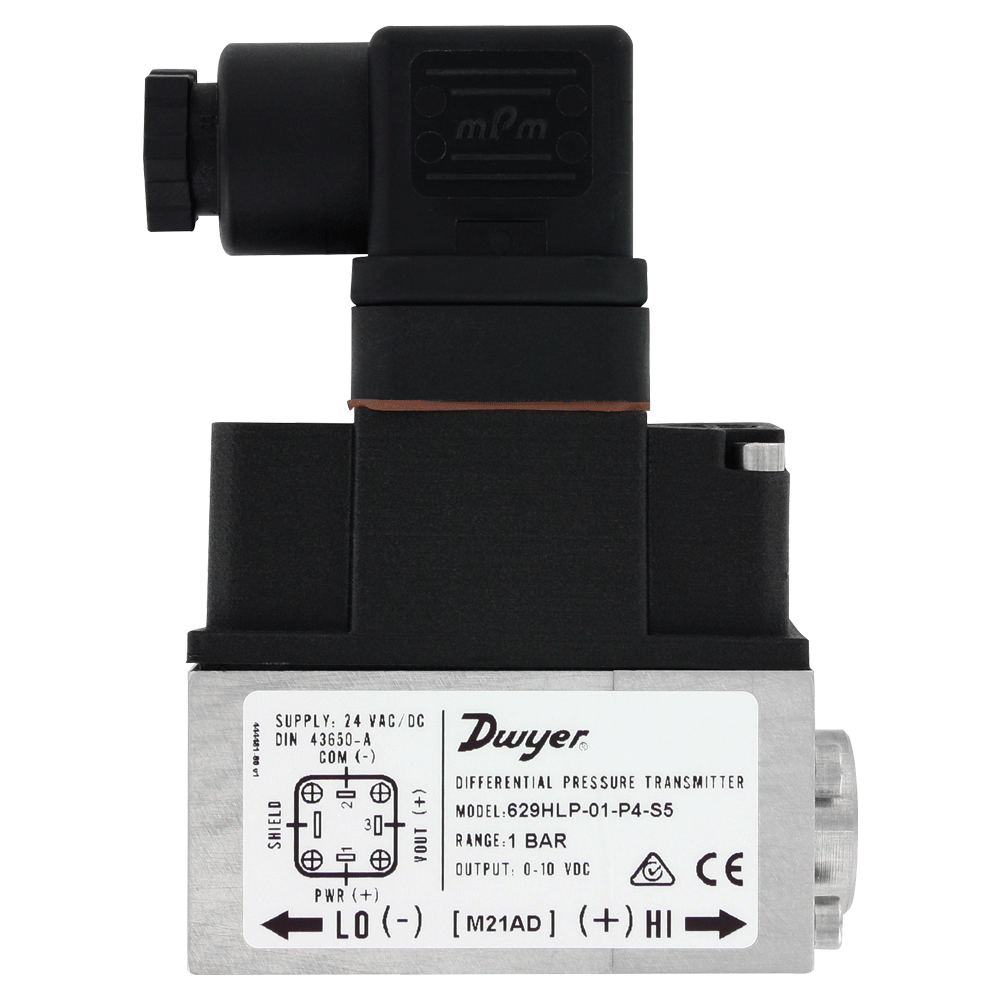 [NVT012667] Series 629HLP Transmisor De Presión Diferencial (629HLP-01-P2-S1: Transmisor de presión diferencial, 0 a 1 bar, 1/4" NPT hembra, 4-20mA)