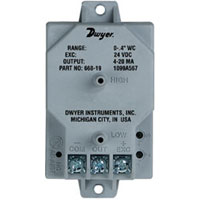 [NVT012830] Series 668 Transmisor De Presión Diferencial (668-1: Transmisor de presión diferencial, rango de 0-0.25" columna de agua.)