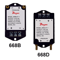 [NVT012869] Series 668B/D Transmisores De Presión Diferencial Compactos (668B-01-1: Transmisor de presión diferencial compacto, 4 a 20 mA, 0 a 0.1" columna de agua)