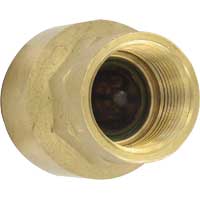 [NVT013622] Series BICV Válvula De Paso De Latón En Línea (BICV-0F01: Válvula de retención en línea de latón, conexión de 3/8", valor Cv de 4.55, 5.9 oz (168 g) de peso.)