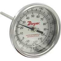 [NVT013634] Series BT Termómetro Bimetálico (BTA54010D: Termómetro bimetálico, dial de 5", tallo de 4" de largo, rango de 0/200 °F (-20/100 °C), divisiones de 2 °F (2 °C).)