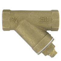 [NVT013816] Series BYS Filtro En Y De Latón (BYS-00: Tamaño de tubo de 1/4", presión máxima de 400 psi)