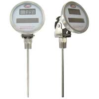 [NVT014187] Series DBT Termómetro Digital Bimetálico Con Alimentación Solar (DBTA3121: Termómetro bimetálico digital de energía solar, rango de -58 a 302 °F, tallo de 12".)