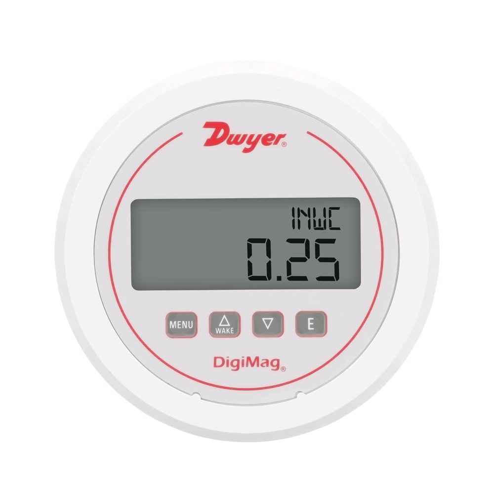 [NVT014348] Series DM-1000 Medidores De Flujo y Presión Digital Digimag® (DM-1102: Medidor digital de presión diferencial DigiMag®, rango de 0-0.25" columna de agua.)
