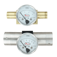 [NVT014810] Series DTFW Medidor De Flujo De Área Variable Para Líquidos (DTFW-1B-1W: Rango de 0-1 GPM de agua, NPT de 1/4", cuerpo de latón)