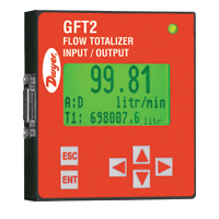 [NVT015107] Series GFT2 Totalizador De Flujo (GFT2-05-RS232: Totalizador de flujo, entrada de 0-5 VCC, RS-232 con kit de montaje A-645 incluido.)