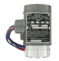 [NVT015142] Series H2 Presostatos A Prueba De Explosión De Doble Acción (H2S-1: Interruptor de presión Duotect® de dobles acción a prueba de explosiones, rango bajo de 3-40 psig (0.21-2.76 bar), rango alto de 5-75 psig (0.35-5.17 bar))
