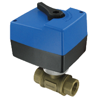 [NVT015149] Series HBAV Válvula De Bola Eléctrica Desmontable De Dos Vías (HBAV0211: Válvula esférica de 2 vías, NPT de 1/2", flotante, 110 VCA)