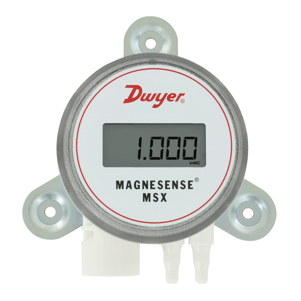 [NVT015855] Series MSX Magnesense® Transmisor De Presión Diferencial (MSX-U12-IN: Transmisor de presión diferencial, montaje universal (en conducto o pared), salidas universales de corriente/voltaje, unidireccional, rango 2 (1, 2, 3, 5" wc).)