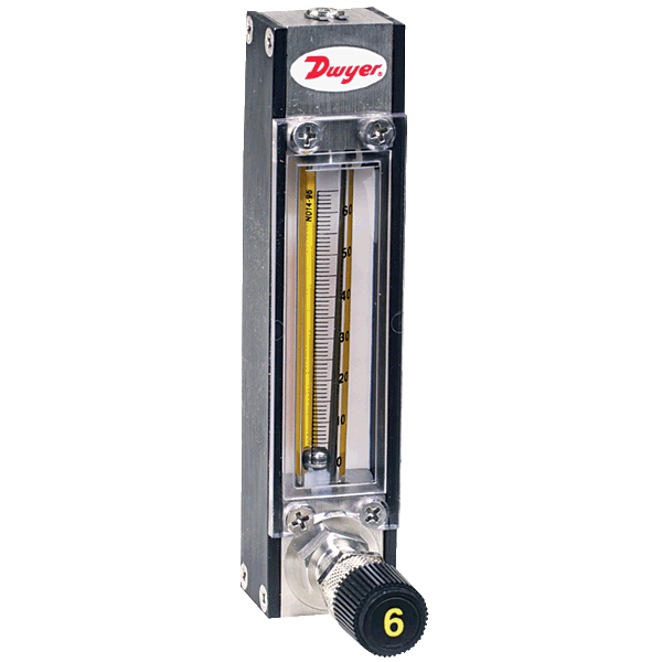 [NVT017547] Series VA Medidor De Flujo De Vidrio De Área Variable (VA10411: Medidor de flujo de vidrio de rea variable, flotador de vidrio, caudal de 2.65 SCFH (1249 ml/min) de aire, 0.428 GPH (27 ml/min) de agua.)