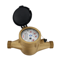 [NVT018170] Series WNT Medidor De Agua De Cuerpo De Latón Certificado NSF Multi-Jet (WNT-A-C-01: Medidor de agua Multi-Jet, tamaño de tubería de 5/8" x 1/2", certificado NSF, cuerpo de latón con salida de pulso de 0,1 gal.)