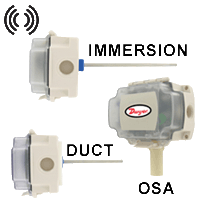 [NVT018218] Series WTP Sensor De Temperatura Inalámbrico (WTP-D12: Sensor de temperatura inalámbrico para conducto con tallo de 12".)