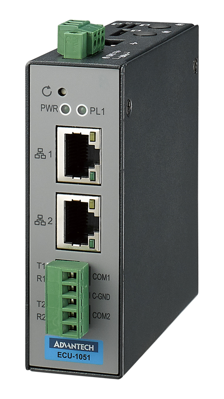 [NVT021393] ECU-1051 Puerta de enlace 2LAN 2COM Modbus/BACnet/101/104/DNP3/PLC/Azure/AWS IoT (ECU-1051TL-R10AAE)