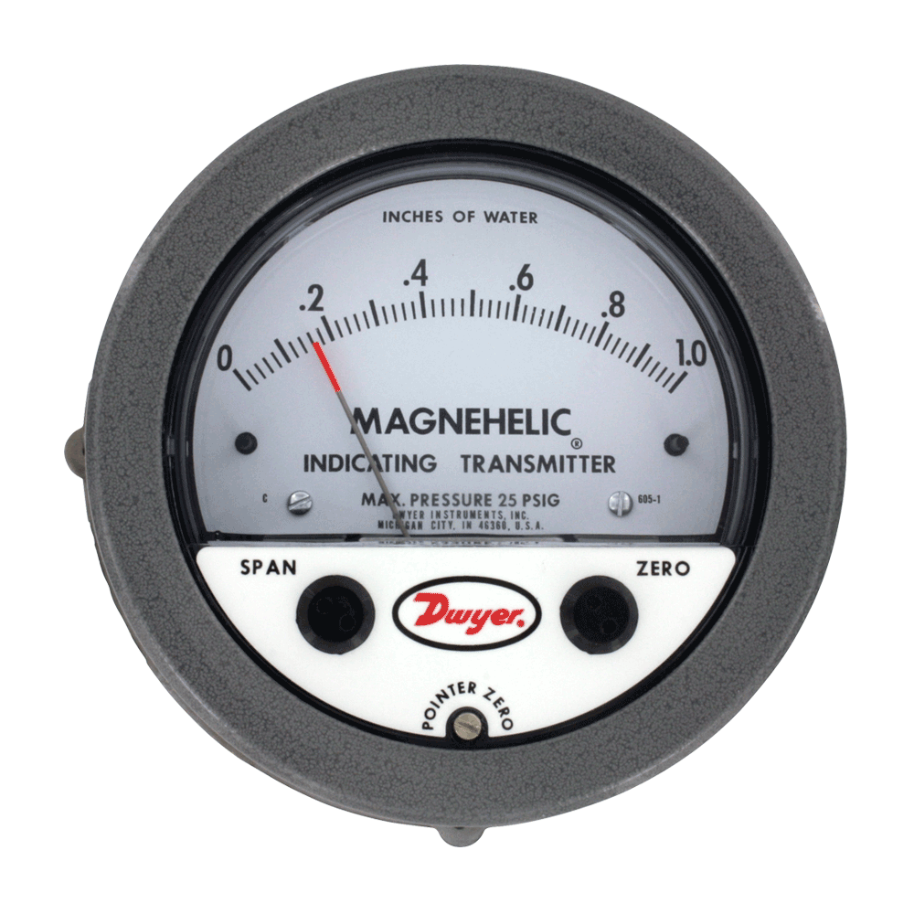 Series 605 Transmisor Indicador De Presión Diferencial Magnehelic®