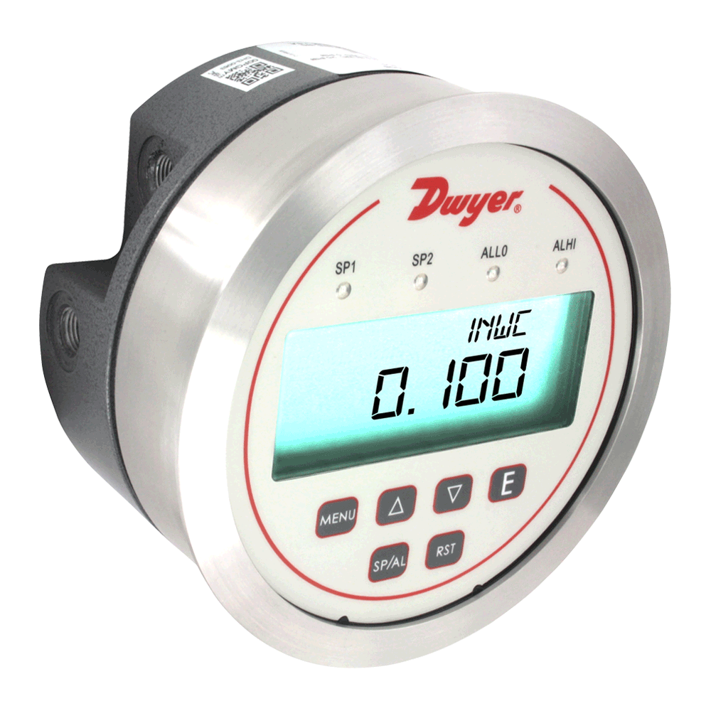 Series DH3 Controlador De Presión Diferencial Digihelic®