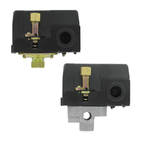Switch/Presostato de boton con rosca 1/4NPT 1 via para compresores de aire