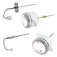 Series TE Sensor De Temperatura Para Automatización De Edificios Conducto E Inmersión