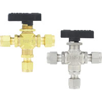 Series 3MSV Válvula Esférica Compacta De 3 Vías