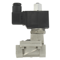 Series SSV-S Válvulas De Solenoide SS - Normalmente Abiertas (No) Guiadas De 2 Vías