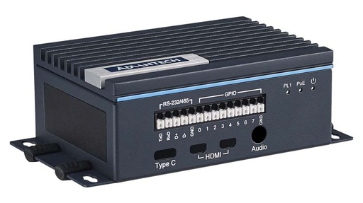 [NVT020458] UNO-220-P4N2 Industrial Raspberry Pi 4 HAT Gateway Kit con función POE, TPM, 1 x RS-232/485, 8 x GPIO, tarjeta SD de 8 GB y sistema operativo AdvRaspbian