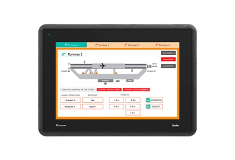 [NVT021118] X2 extremo 12 CV SC HMI robusto de 12 '' con tiempo de ejecución iX / CODESYS