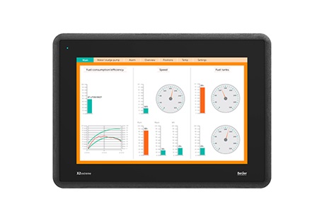 [NVT021120] X2 extremo 12 SL HP HMI resistente sellada de 12" con tiempo de ejecución iX