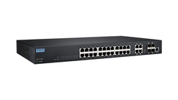 [NVT004447] EKI-2428G-4CA Conmutador Ethernet no administrado combinado 24GE+4G, montaje en rack de 19", 100~240 VCA, 0~60 ℃