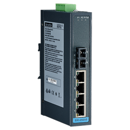 [NVT004455] EKI-2525S Conmutador Ethernet no administrado monomodo 4FE+1FE SC