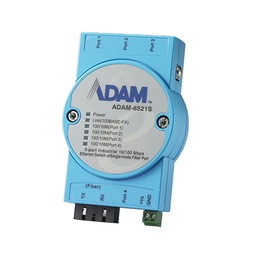 [NVT000811] ADAM-6521S Conmutador Ethernet no administrado monomodo 4FE+1FE SC, montaje flexible