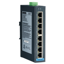 BB-ESW108-A Conmutador Ethernet industrial no administrado de tipo delgado 8FE con entrada de alimentación de VCA baja