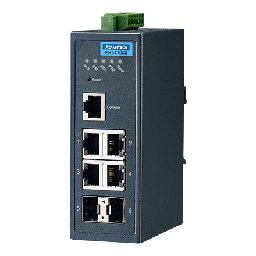 [NVT004518] EKI-7706E-2FI Conmutador Ethernet administrado 4FE+2G SFP, -40~75 ℃