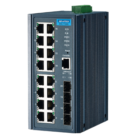 [NVT004539] EKI-7720E-4F-AE Conmutador Ethernet administrado 16FE+4G SFP
