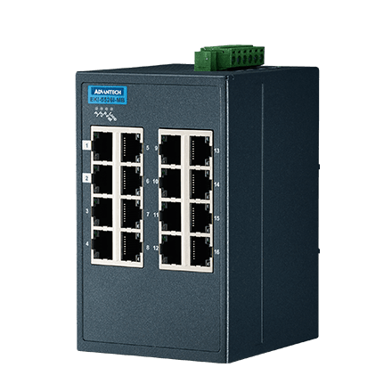 [NVT004487] EKI-5526I-MB Conmutador Ethernet gestionado 16FE compatible con Modbus/TCP, -40~75 ℃
