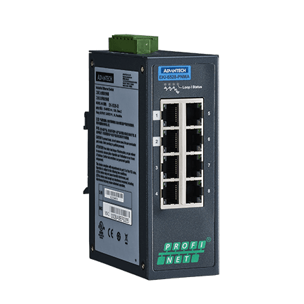 [NVT004489] EKI-5528-PNMA 8FE Managed Ethernet Switch compatible con PROFINET MRP Master